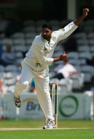 Harbhajan Singh in action for Surrey
